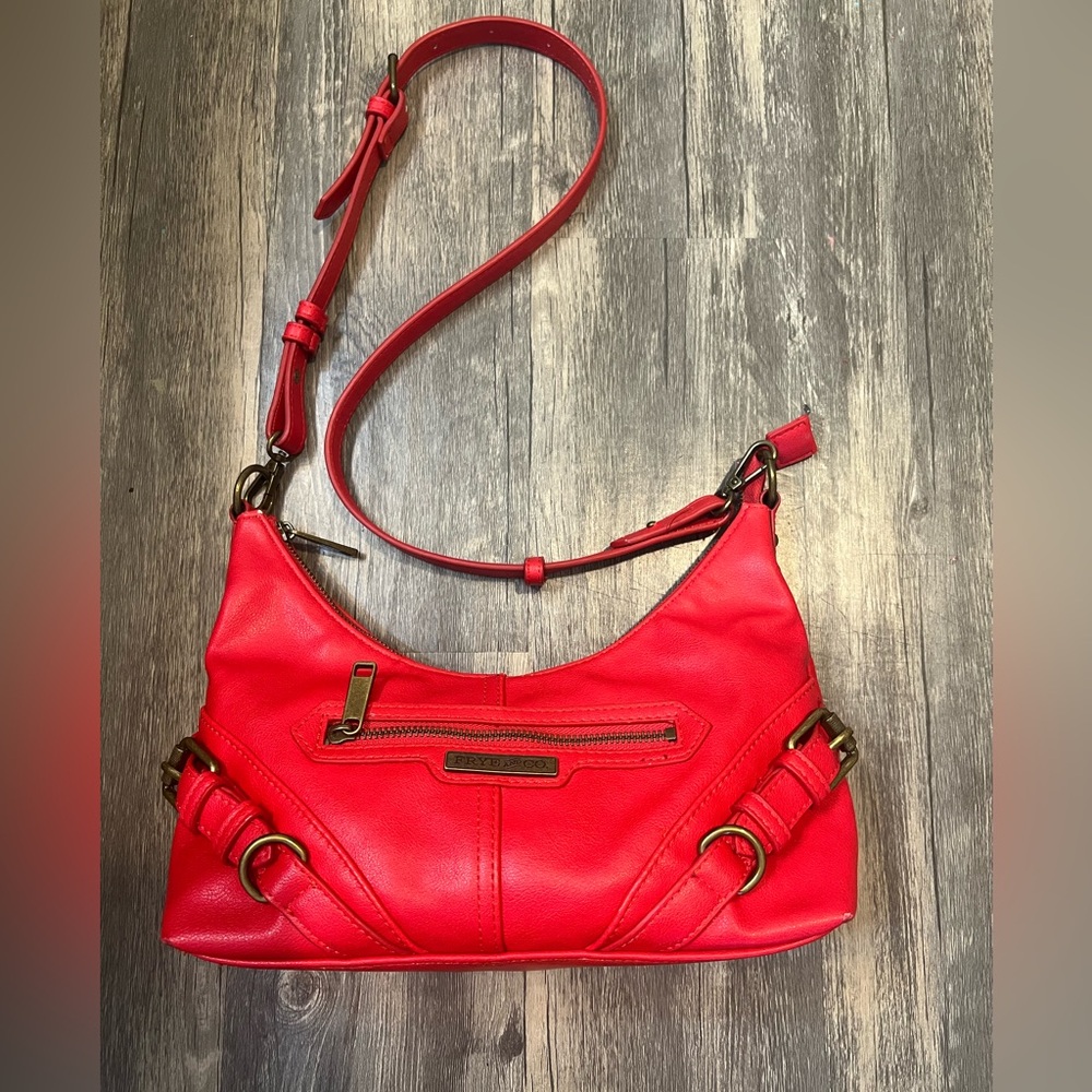 FRYE AND CO. Red Crossbody Bag